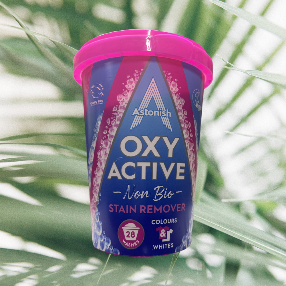 Універсальний плямовивідник з активним киснем Oxy Active Astonish 28 прань 625 г Виноградів - фото 2