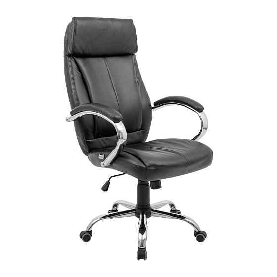 Офисное Кресло Руководителя MontrealDesign М1 Tilt Хром Черный Киев