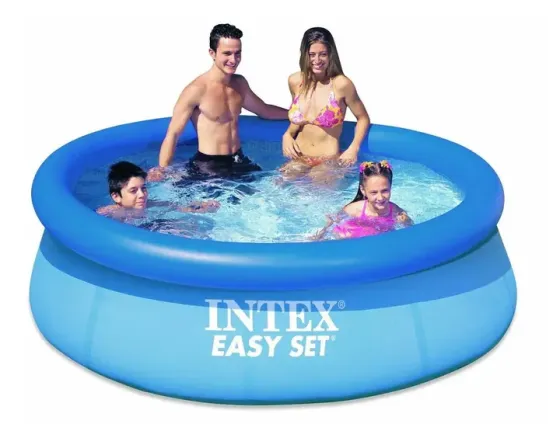 Надувной бескаркасный круглый бассейн Intex 28132 (366-76см, 5621 л, фильтр-насос 230V) Коломия