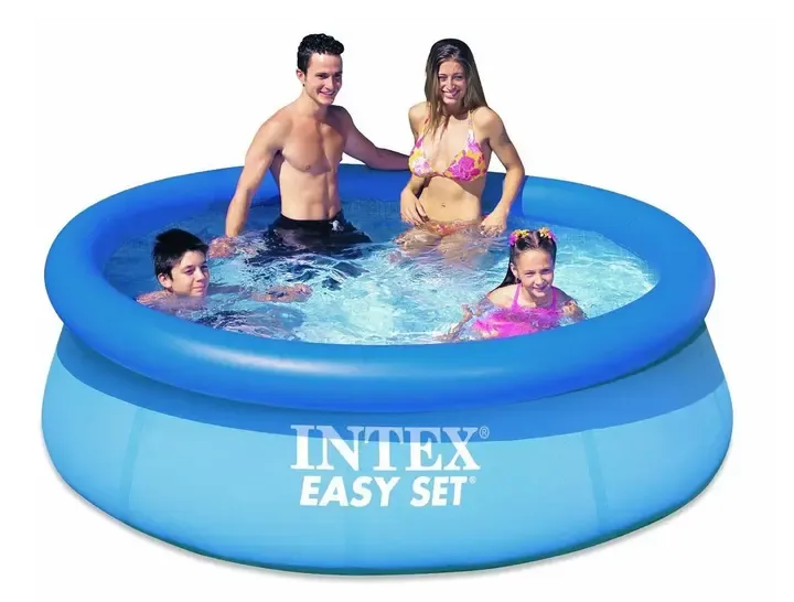 Надувной бескаркасный круглый бассейн Intex 28132 (366-76см, 5621 л, фильтр-насос 230V) Коломия - фото 2