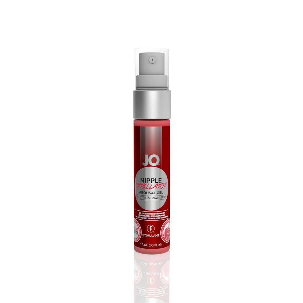 Гель для стимуляції сосків JO Nipple Titillator Strawberry (30 мл), ментол та перцева м’ята Sex Aura Київ - фото 1