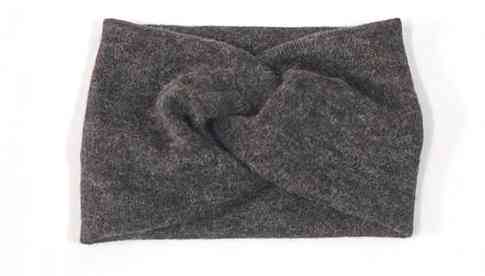 Повязка чалма ангорка серая Киев