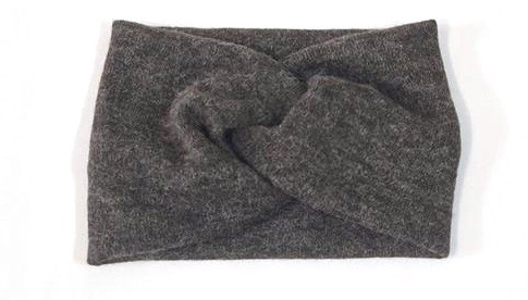 Пов'язка чалма ангорка сіра Київ - фото 1