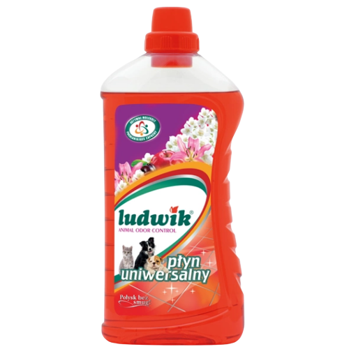Засіб миючий універсальний 1л з функцією поглинання запахів домашніх тварин Ludwik Житомир - фото 1