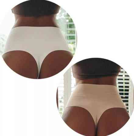 Набір стрінгів безшовних жіночих 2 штуки S 46 бежевий білий Київ