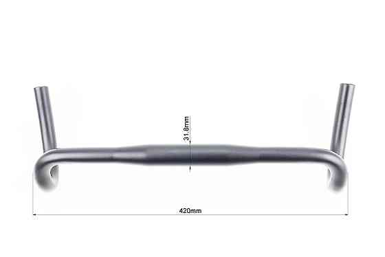 Кермо ROAD 31,8x420мм, алюмінієве, чорне Киев