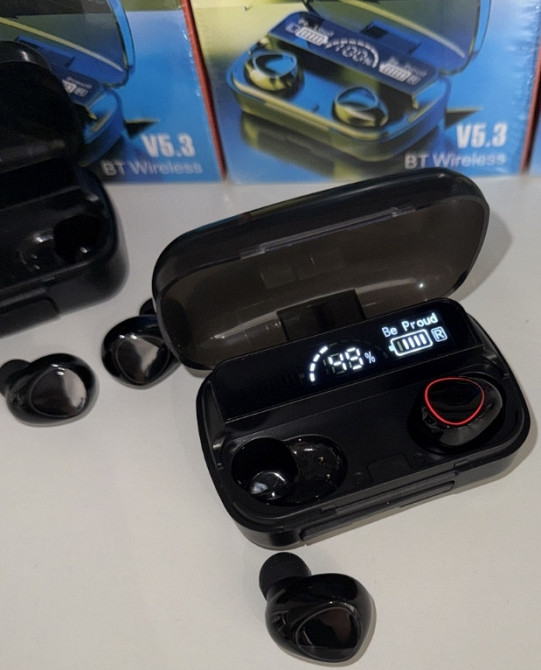 Бездротові навушники M10 з цифровим дисплеєм (Bluetooth 5.3) Харків - фото 2