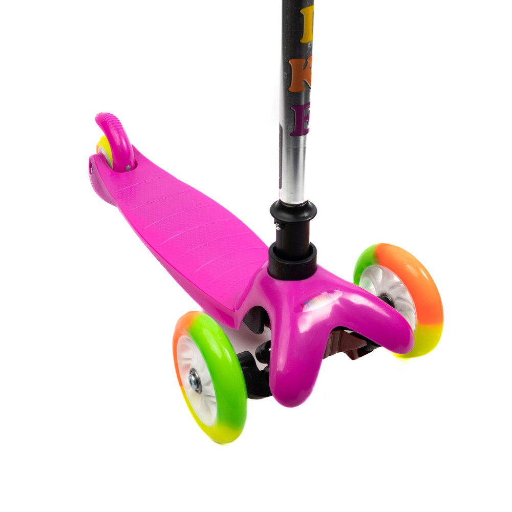 Самокат дитячий триколісний iTrike Mini BB 3-013-4-A-P з підсвічуванням коліс Рожевий Кам'янець-Подільський - фото 5