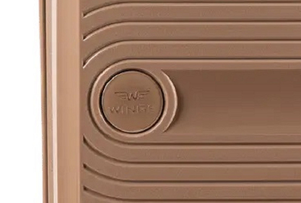 Чемодан полипропиленовый WINGS 181-04 средний 68 см шампань Киев - изображение 4