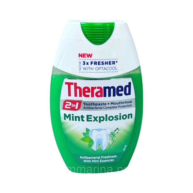 Зубна паста з дозатором TheraMed Mint Explosion, 75 мл Виноградів - фото 1