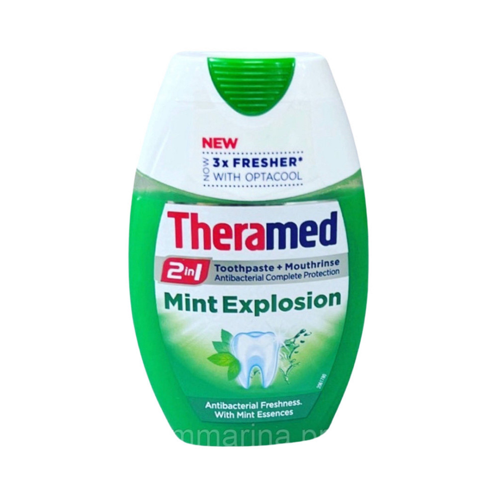 Зубная паста с дозатором TheraMed Mint Explosion, 75 мл Виноградов - изображение 1