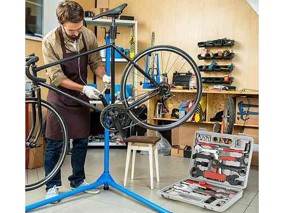 Набір для ремонту та обслуговування велосипеда 44 предмети Київ