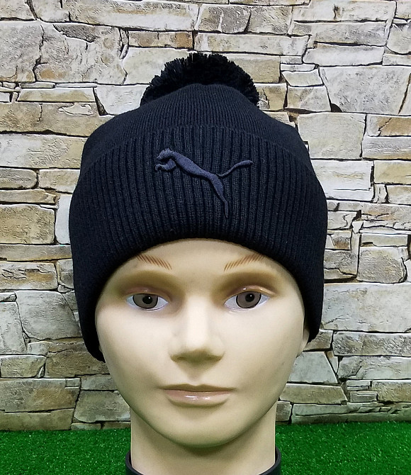 Мужская шапка Puma Originals Pom Pom Fleece Киев - изображение 1