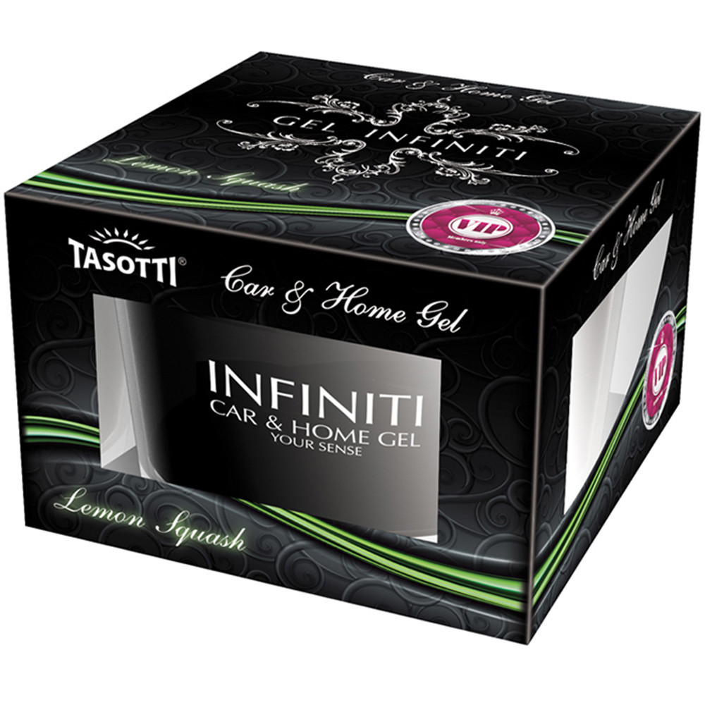 Ароматизатор для авто гелевий "Gel Infiniti" Lemon Squash (Лимонний сквош) 50мл Tasotti Київ - фото 1