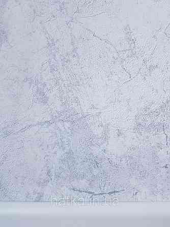 Обои виниловые на флизелине Grandeco Textured vibes 0.53x10 под камень мрамор белые серые серебристые Киев