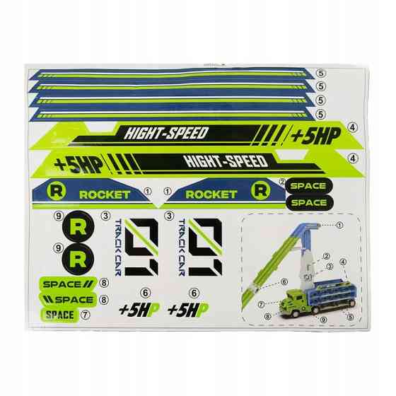 Детский грузовик TIR с большим треком и 6 машинками Iso Trade (26527) Нововолынск