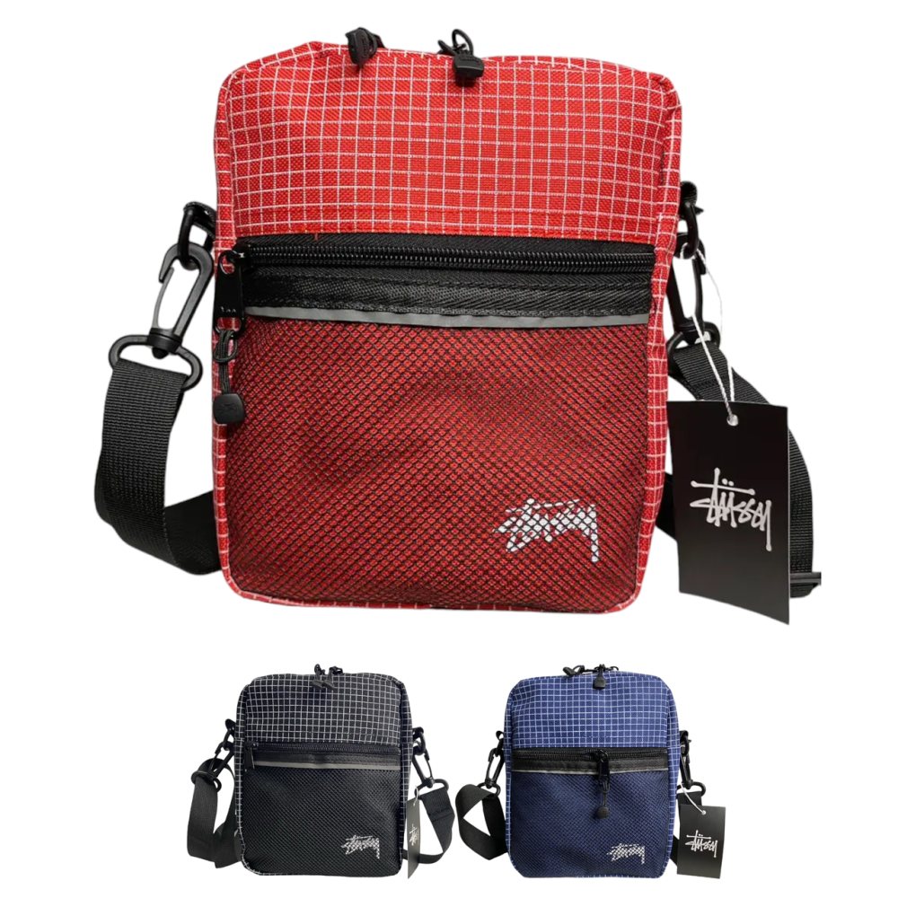 Сумка через плече Stussy 21x17x7 червоний Запоріжжя - фото 1