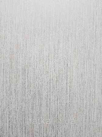 Шпалери вінілові на флізелін Marburg 82192 Giulia однотонні бежеві, сірі з сріблом в тонку смужку Київ