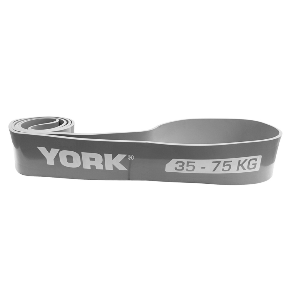 Резинка для фітнесу York 35-75кг - 2080x85x4,5 мм, сірий Київ - фото 8