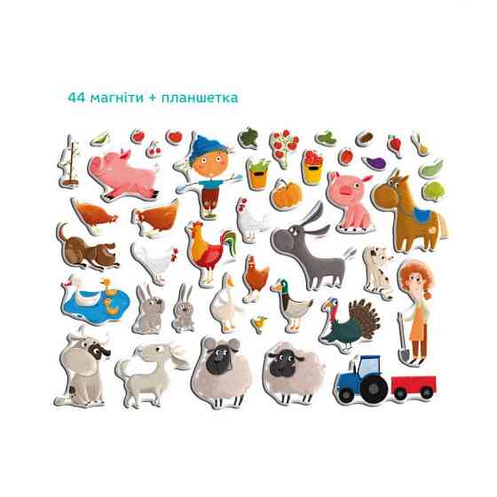 Розвиваюча магнітна гра "Ферма" DoDo 200206 Вінниця