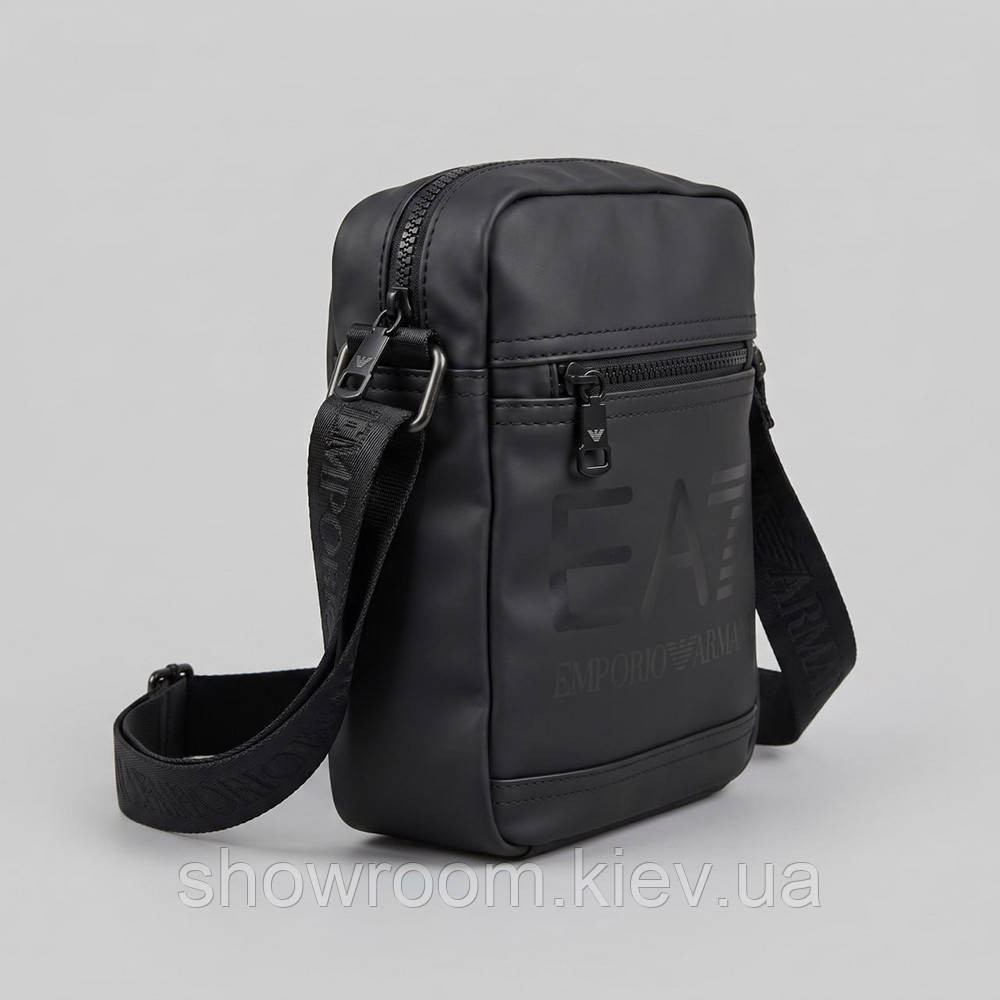 Мужская брендовая борсетка, сумка на плечо Emporio Armani (A-04) Киев - изображение 4