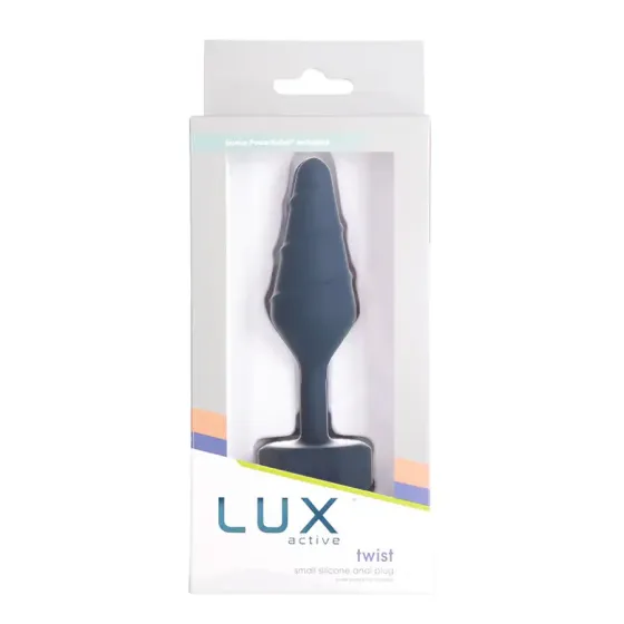 Анальна пробка Lux Active Twist Plug Small Blue Львів