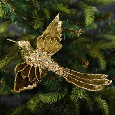 Прикраса декоративна YES! Fun Пташка 21 см Темно-зелена (974964) Вінниця