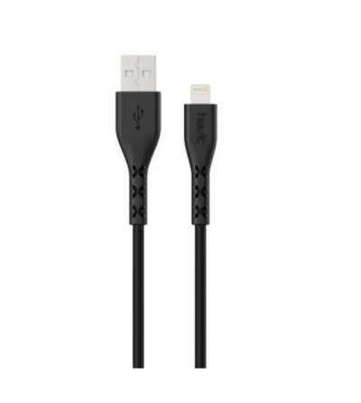 Кабель USB Lightning Havit HV-H66 2,0A 1,8 м чорний Житомир
