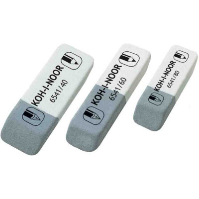 Ластик Koh-i-Noor комбинированная SunPearl, полибег 2 шт (6541/80/2/P) Винница - изображение 1