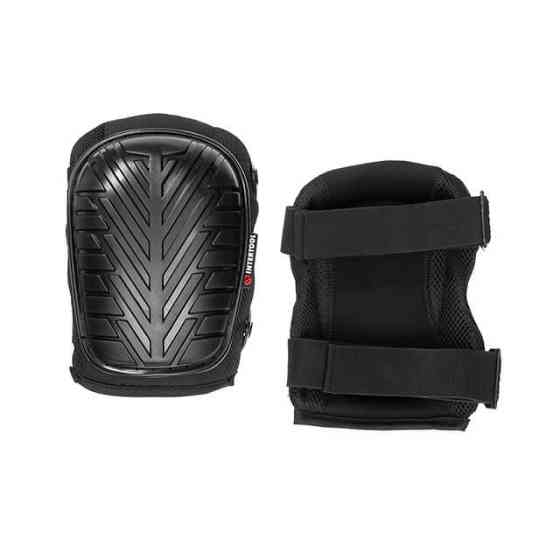Наколінники захисні, накладки протиковзкі з ПВХ, тканина 600D, гелеві подушки, неопренові ремені INTERTOOL SP-0055 Київ