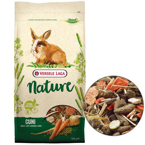 Versele-Laga Nature Cuni ВЕРСЕЛЕ-ЛАГА НАТЮР КУНИ суперпремиум беззерновой корм для кроликов Киев - изображение 1