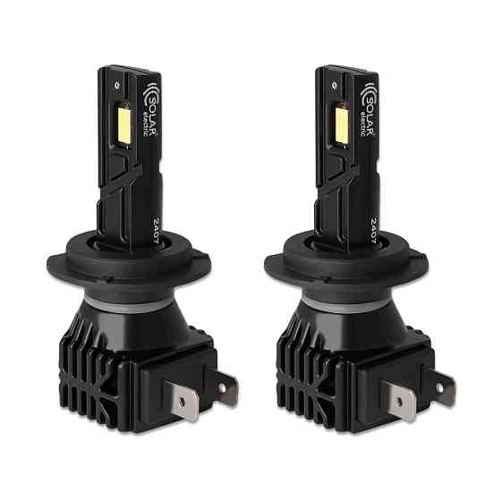 Автолампа Solar LED H7 12V 30W 3000Lm 6500K CSP3570 2шт Львів