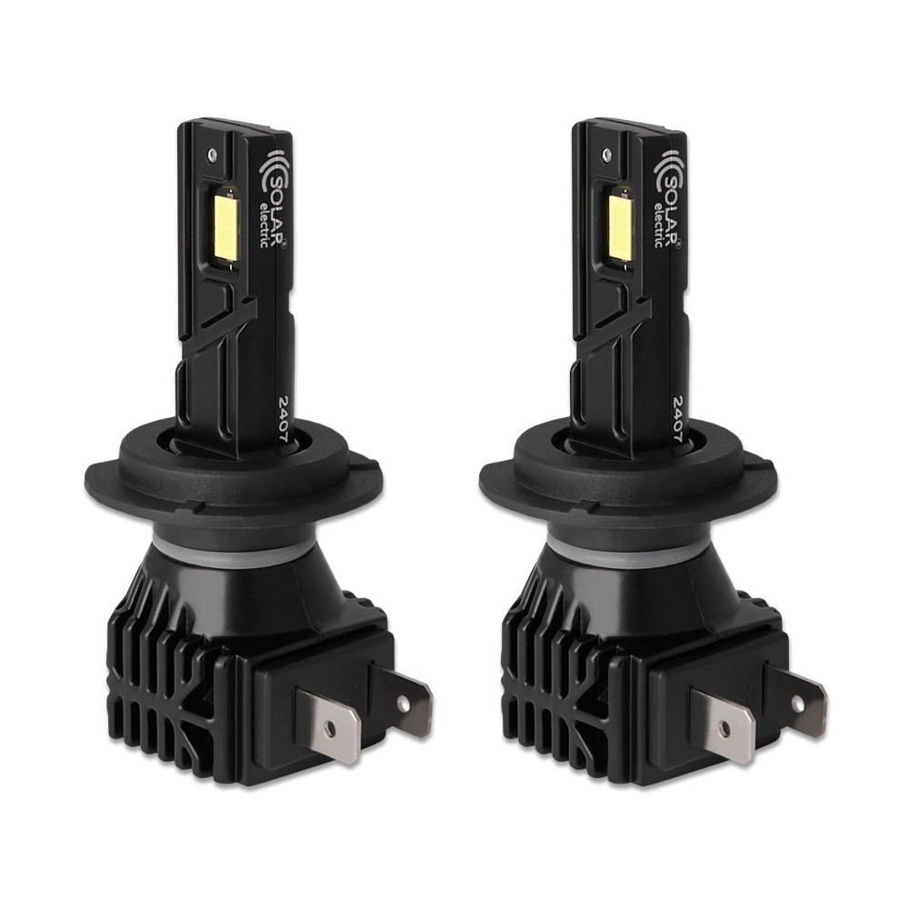 Автолампа Solar LED H7 12V 30W 3000Lm 6500K CSP3570 2шт Львів - фото 3