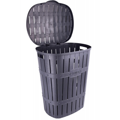 Корзина для белья Violet House 1014-1 Бамбу Antracite 60 л Винница - изображение 2