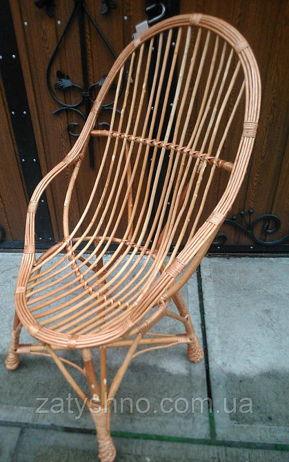 Кресло балконное плетеное с подлокотниками Киев - изображение 6