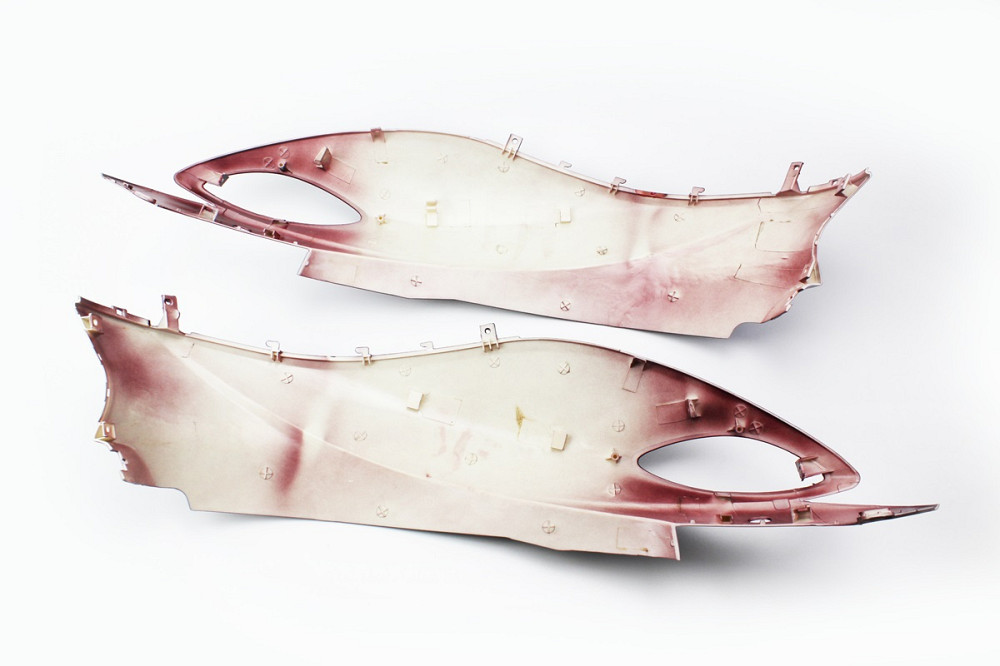 Yamaha JOG SA-36J/39J пластик - верхній бічний лів+прав к-кт 2шт, БОРДОВИЙ Київ - фото 2