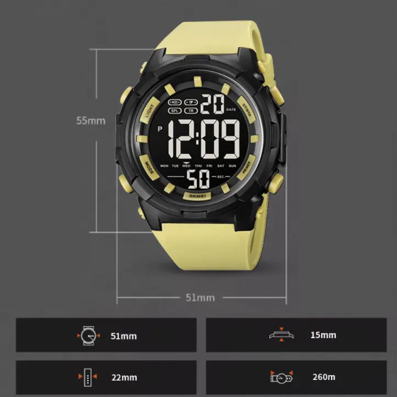 Мужские наручные часы Skmei 1845 Желтый Винница