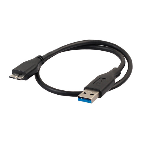 Кабель USB 3.0 - USB Micro-B, 1м, грубый, черный Винница - изображение 1