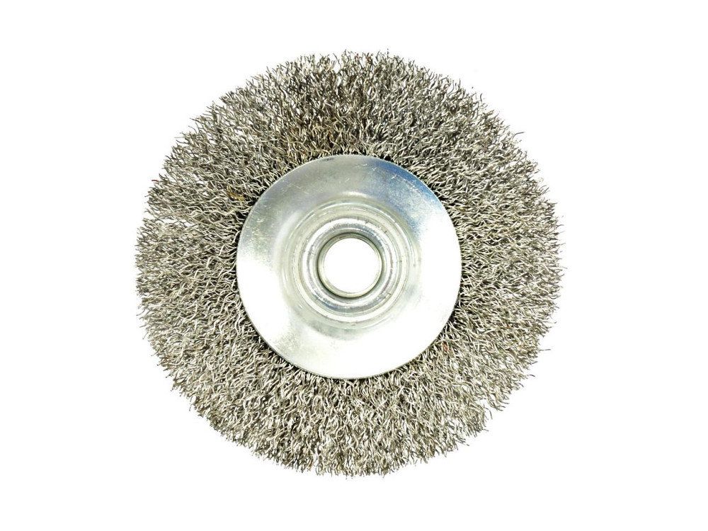 КШМ Щітка дротяна "GEKO" радіальна зі стальних дротиків 100мм Київ - фото 2