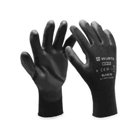Рукавиці захисні WURTH Black PU розмір 10 (0899402410) Коломыя