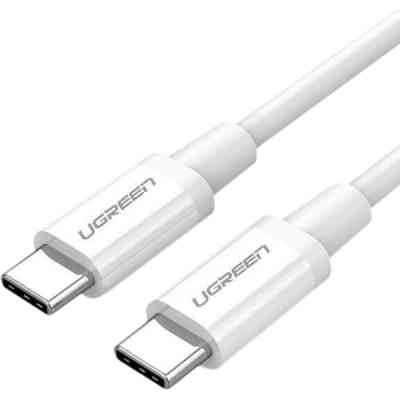 Дата кабель USB-C to USB-C 0.5m 3A 60W US264 white Ugreen (60517) Винница