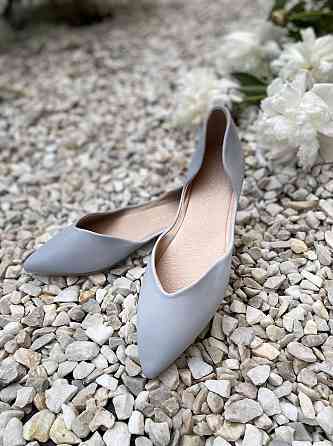 Балетки жіночі TEE Tspace блакитні еко-шкіра 37 ( -15) Коломыя