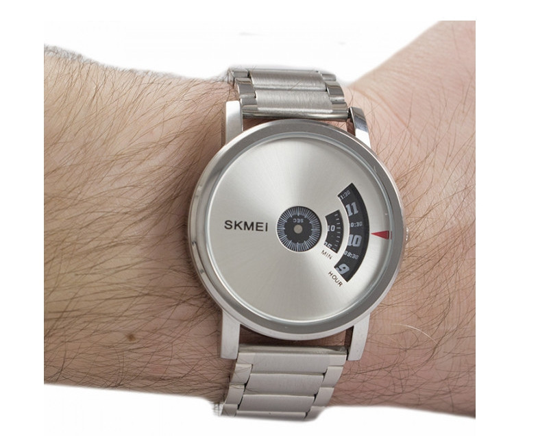 Мужские наручные часы Skmei 1260 all silver Киев - изображение 3