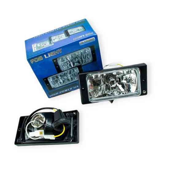 Фара 2110-2115-2123 заокругленные углы (к-кт 2 шт) DLLA противотуманная Мукачево