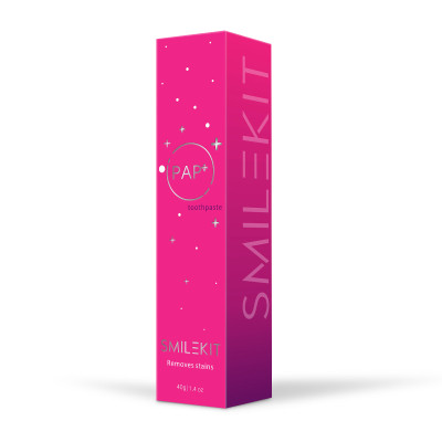 Зубная паста SmileKit PAP+ Отбеливающая 40 г (5.1530) Винница - изображение 4