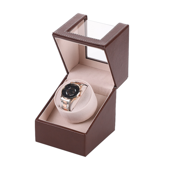 Ротомат, Віндер, Скринька для автопідзаводу годинника (Watch Winder) для автопідзаводу годинника, 1 слот, тихий мотор, екошкіра Київ