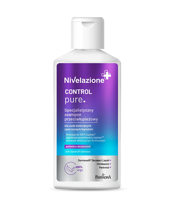 Шампунь от перхоти специализированный CONTROL PURE Nivelazione Farmona 100 мл Киев - изображение 4