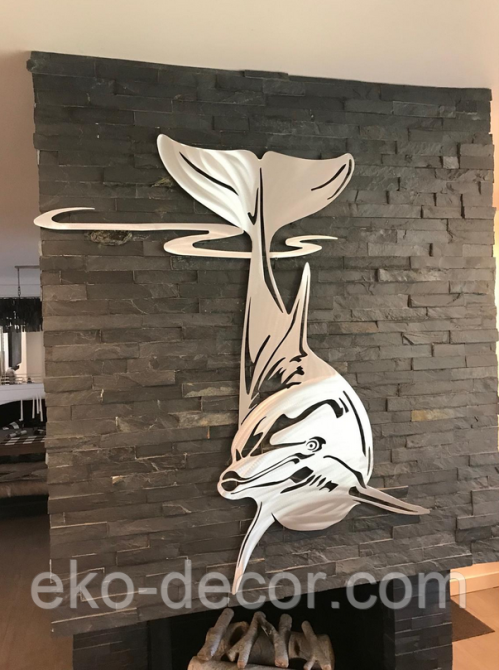 Декоративное настенное Панно «Дельфин» Декор на стену Киев - изображение 9