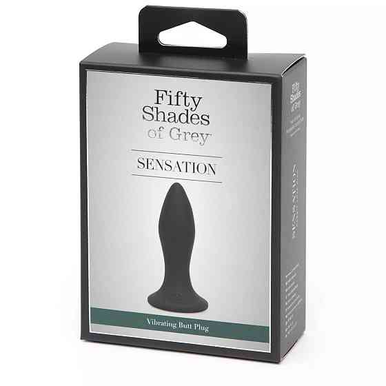 Анальна пробка Fifty Shades of Grey Sensation Vibrating Butt Plug Sex Aura Київ