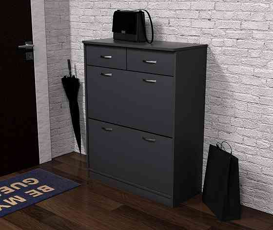 Тумба для обуви №4, Антрацит, 800/350/1010 Львов